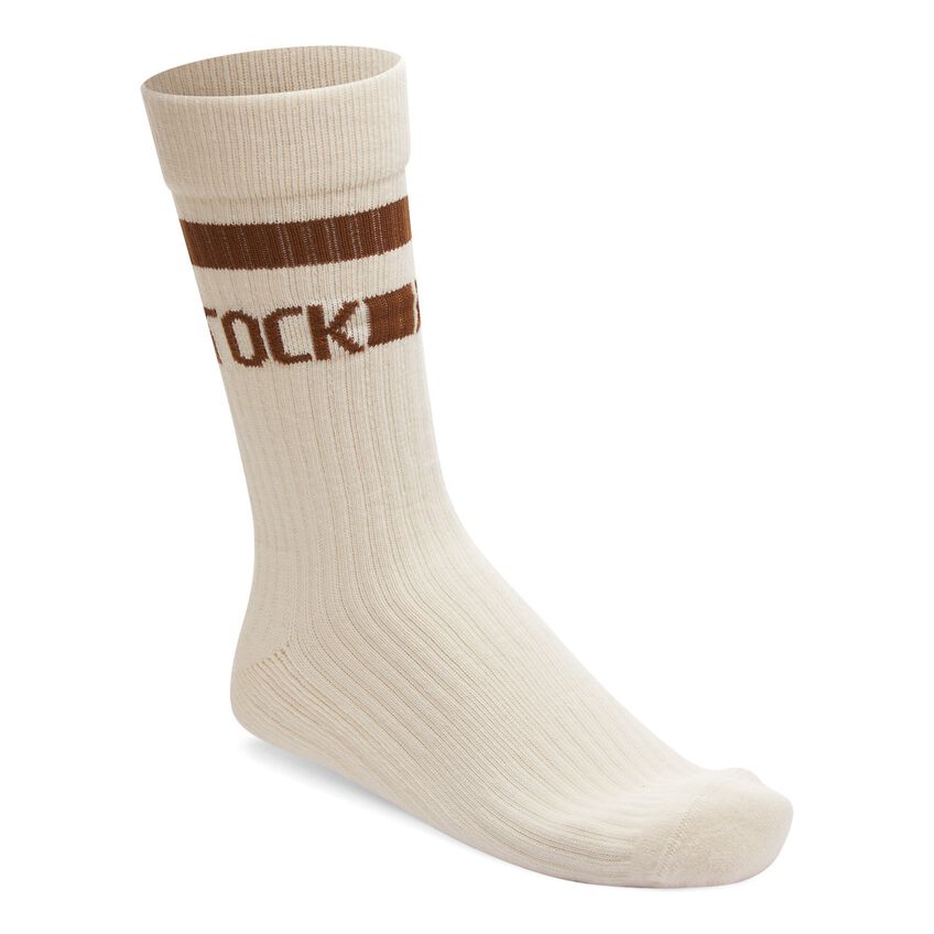 Cotton Tennis Socks Eggshell