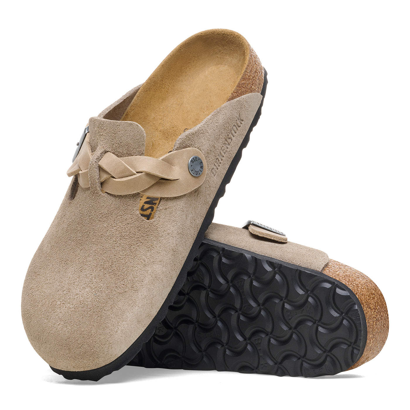 BIRKENSTOCK BOSTON Braided Taupe