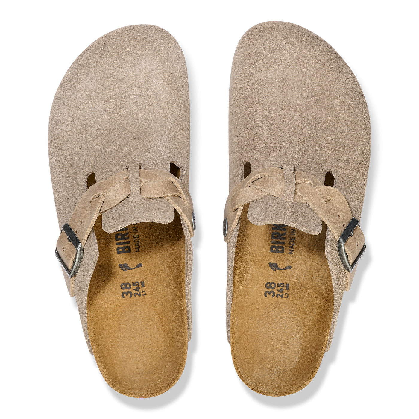 BIRKENSTOCK BOSTON Braided Taupe