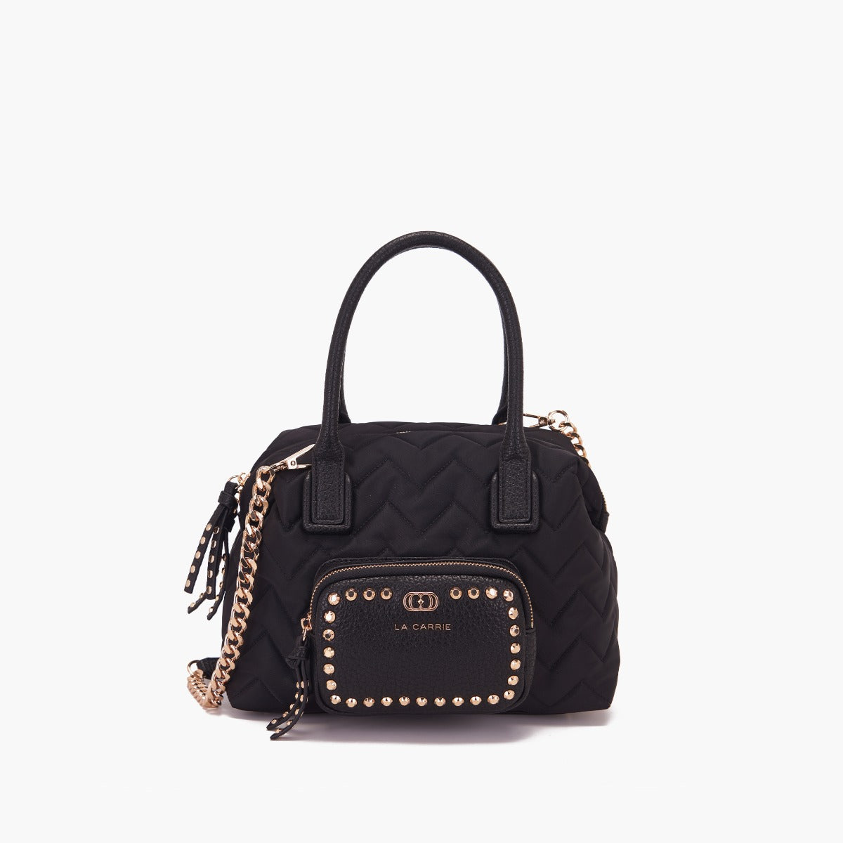 LA CARRIE BAG - BORSA A MANO ESSENTIAL BLACK