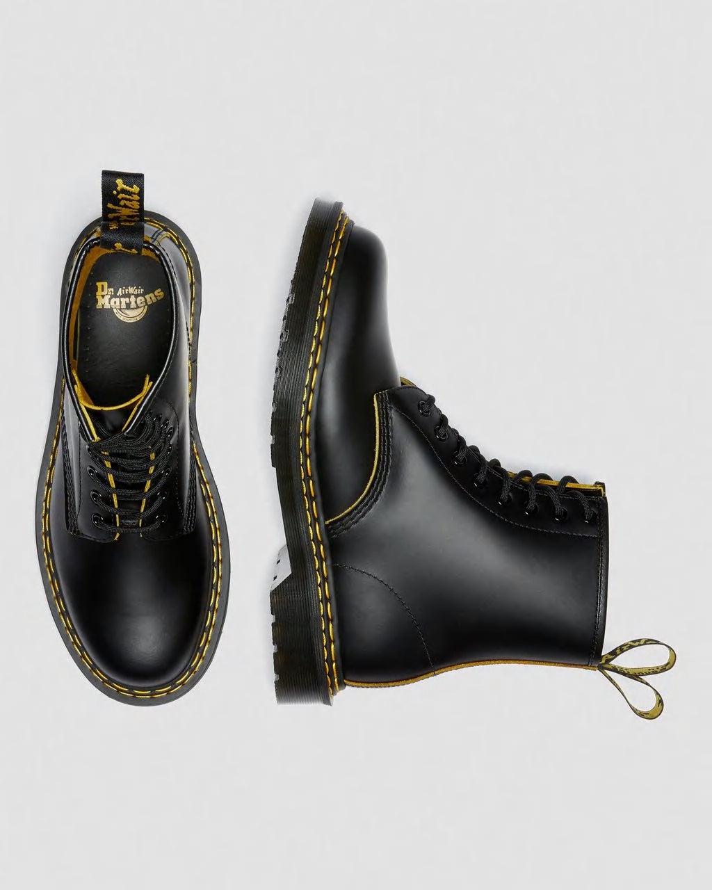 Dr. Martens 1460 Black Yellow carezzafashion