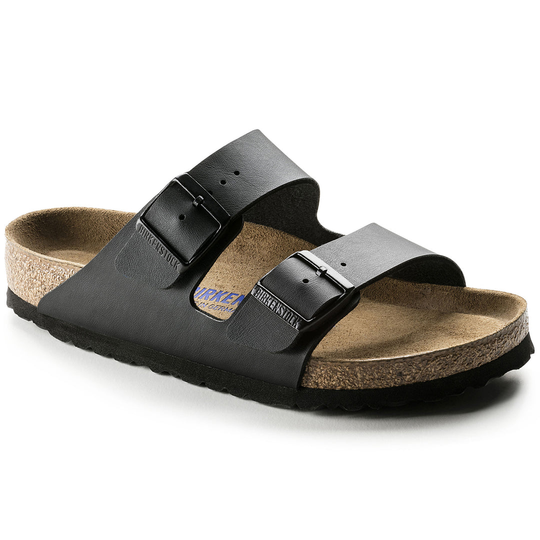 BIRKENSTOCK Arizona plantare morbido BLACK carezzafashion