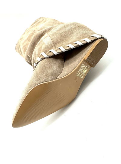 DIVINE FOLLIE - Stivale texano Ibiza taupe