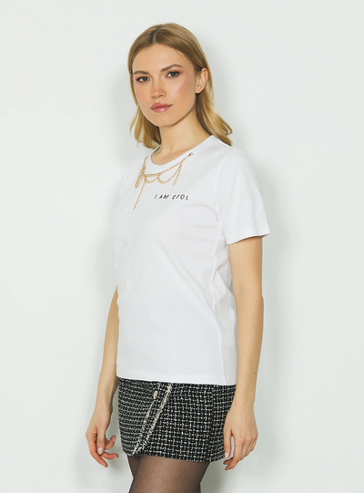 Relish - T-shirt Ilda bianca