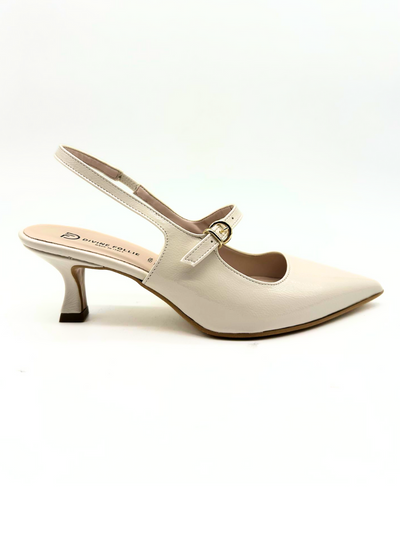 Divine Follie - Slingback in pelle Burro