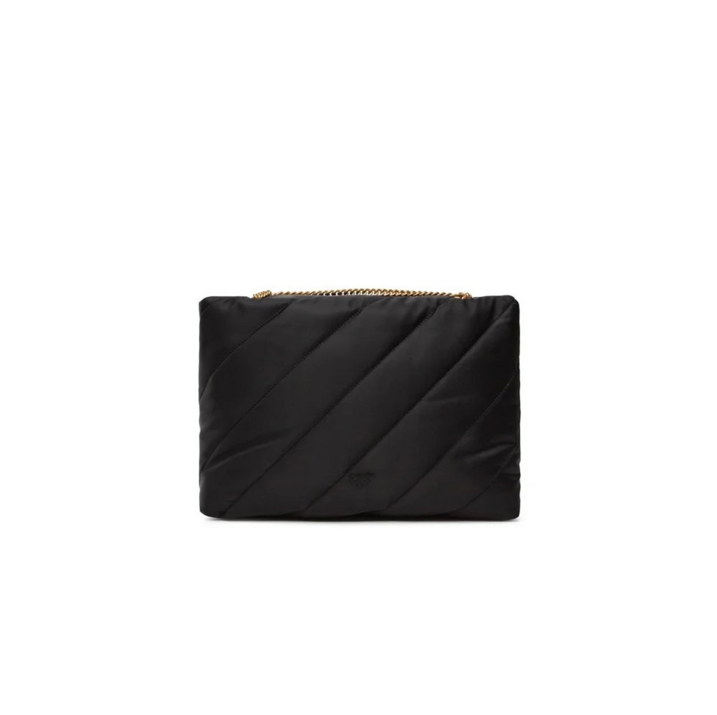 PINKO - LOVE PUFF EXTRA RECYCLED NERO gold