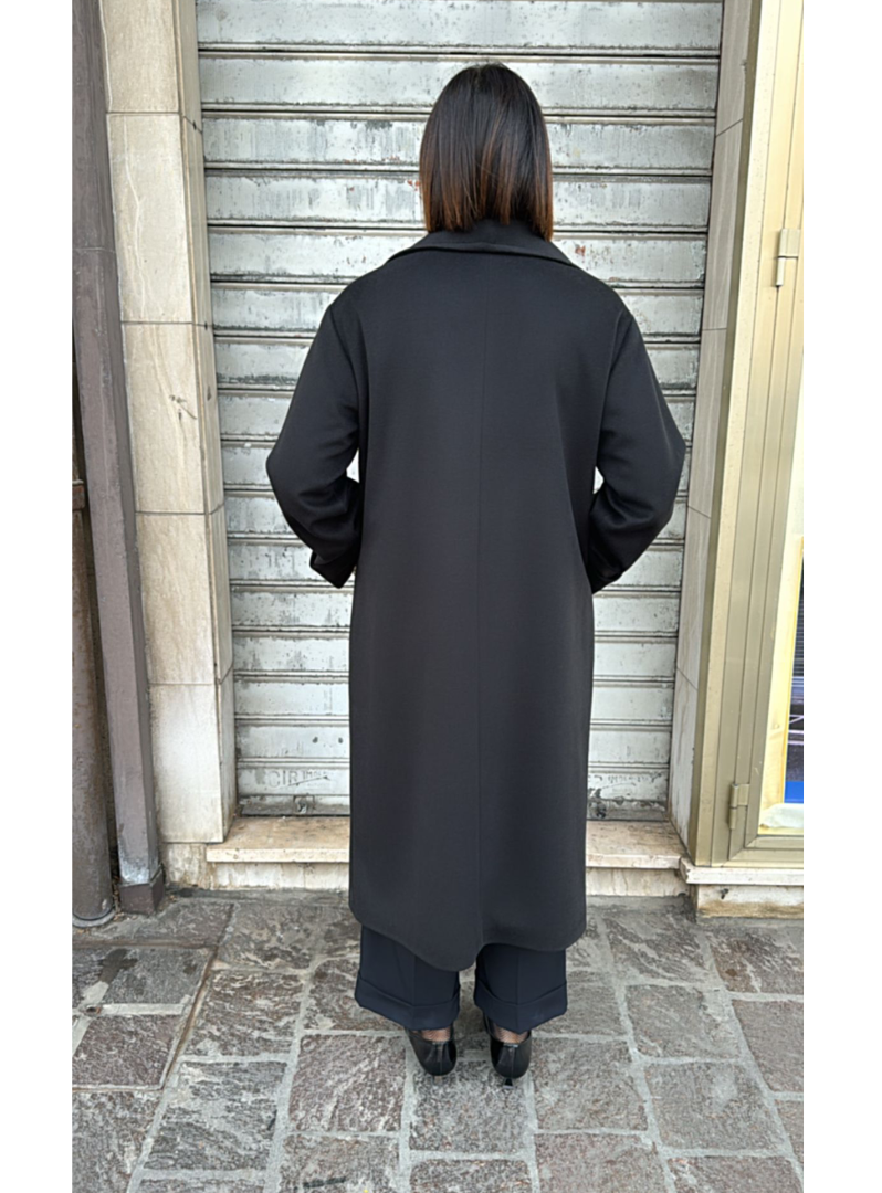 Motel - Cappotto Teddy Nero